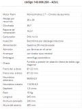 Minimoto POLINI 910 Carena RS Aire Azul 4.2Hp#6,5