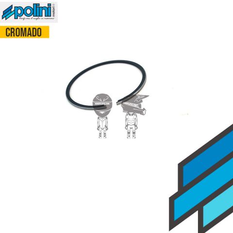 POLINI Segmento Racing Cromado 1mm Pistón D.36mm