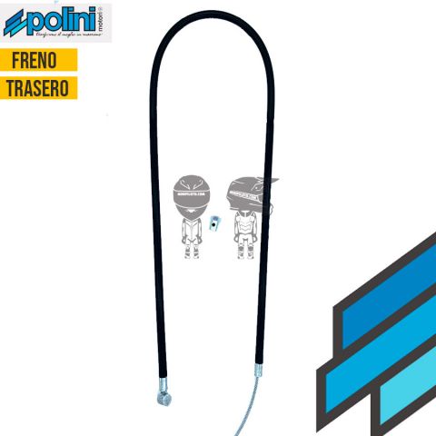 POLINI Cable Freno Trasero 910RS