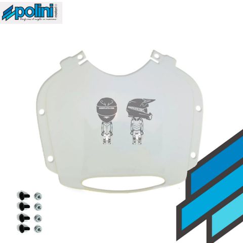 POLINI Frontal Porta Números ABS Blanco 910RS