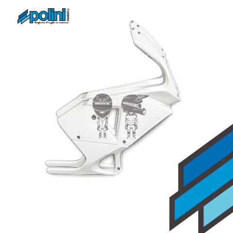 POLINI Conjunto Carenado Lateral ABS Blanco 910RS