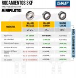 Rodamiento SKF 6000-2RSL Eje Rueda Polini