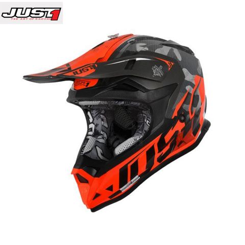 Casco JUST1 Kid J32 PRO SWAT Camo Naranja/Negro