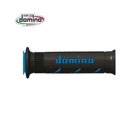 Puños DOMINO XM2  Super Soft Negro/Azul 120mm