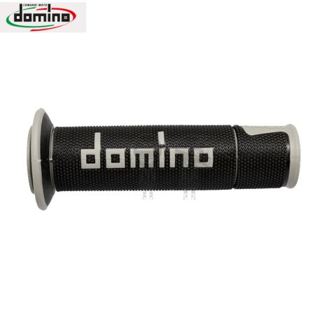 Puños DOMINO On Road RACING Negro/Gris 120mm