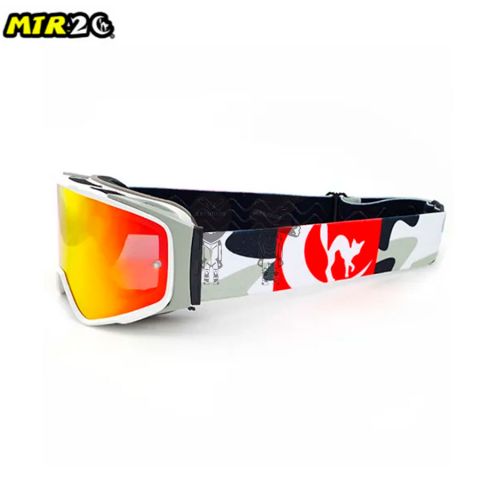 Gafas MTR-2 Warrior Blanco/Espejo Rojo