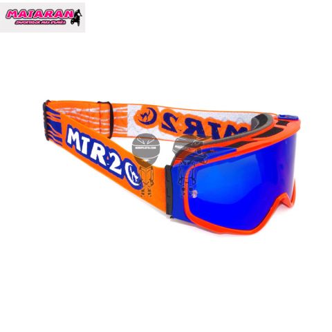 Gafas MTR-2 LINES Naranja/Espejo Azul
