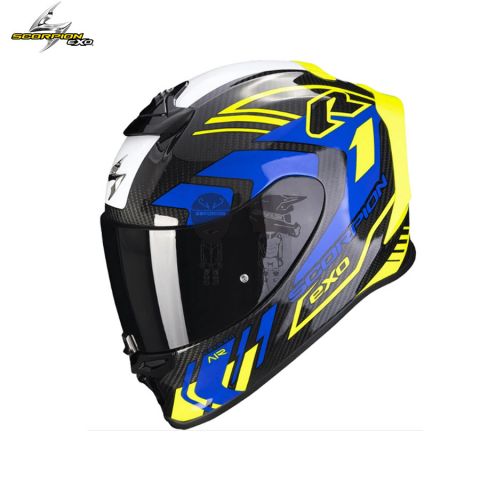 Casco SCORPION EXO-R1 Carbon Air Supra Negro/Azul