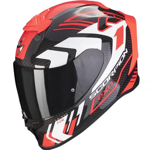 Casco SCORPION EXO-R1 Carbon Air Supra Negro/Rojo