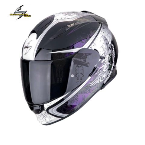 Casco SCORPION EXO-491 RUN NEGRO CAMALEON