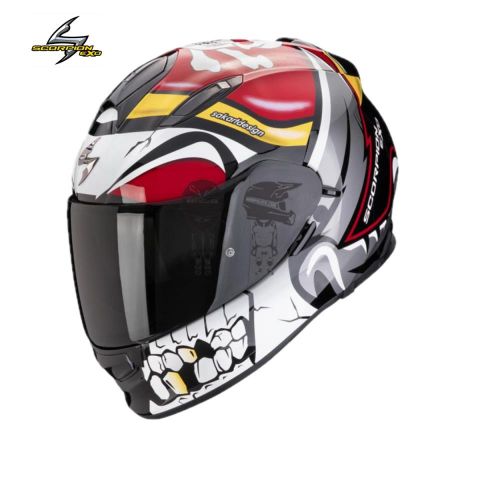 Casco SCORPION EXO-491 PIRATE ROJO