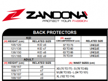 Espaldera Niños ZANDONA Netcube Back Pro Kid L2