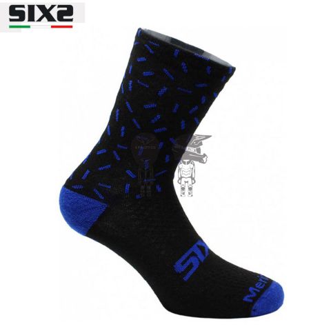 Calcetín Corto SIXS Socks MERINOS Azul
