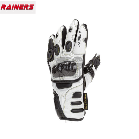 Guantes RAINERS Winner Junior Racing Blanco/Negro