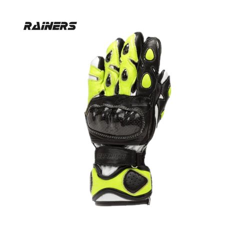 Guantes RAINERS Gp-46 Junior Racing Amarillo Flúor