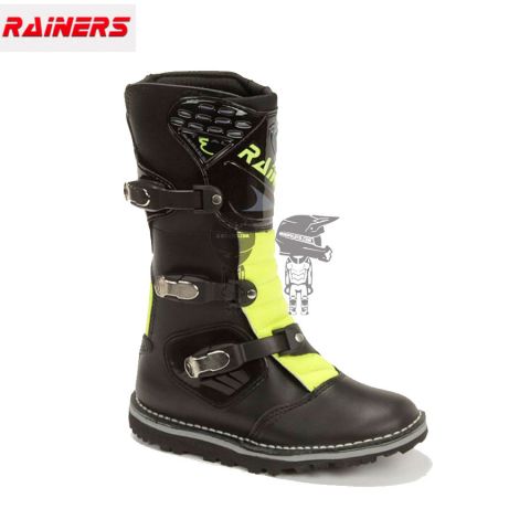 Botas RAINERS Trial 334-F Junior Negro/A.Fluor