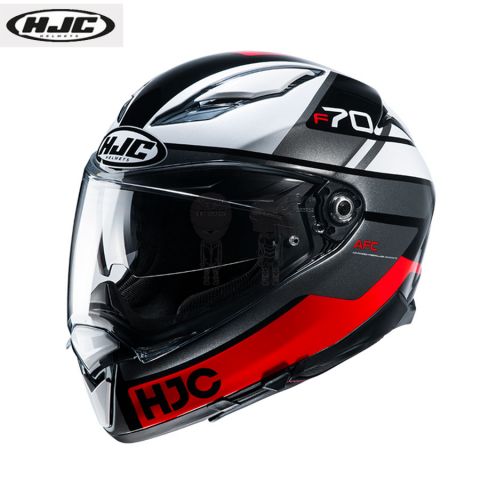 Casco HJC F70 Tino MC1 Blanco/Negro/Rojo