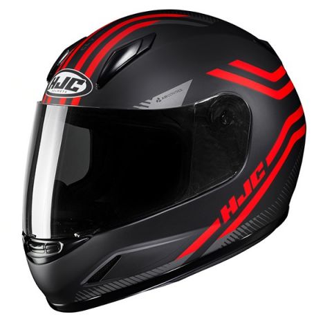 Casco HJC CL-Y Strix MC1SF Nergo/Rojo