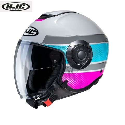 Casco HJC i40 Tolan MC28 Blanco/Rosa 