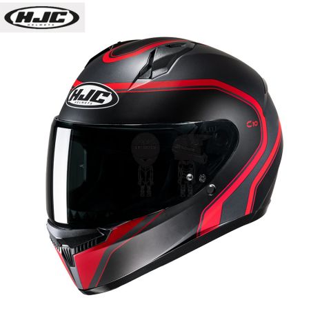 Casco HJC C10 ELIE MC1SF Negro/rojo