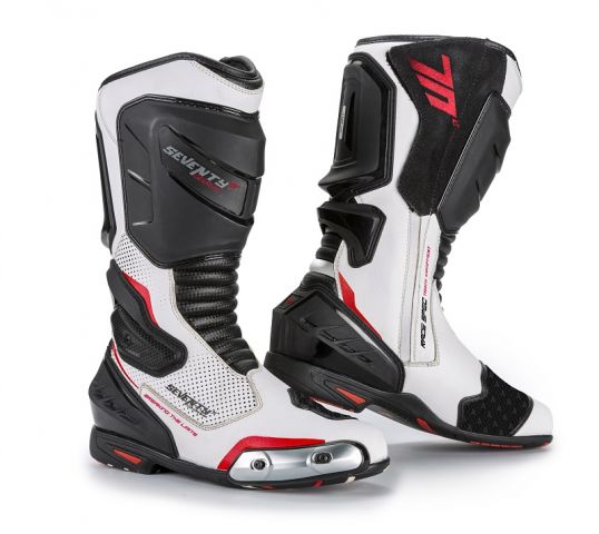 Bota SEVENTY SD-BR1 Racing Blanco/Rojo