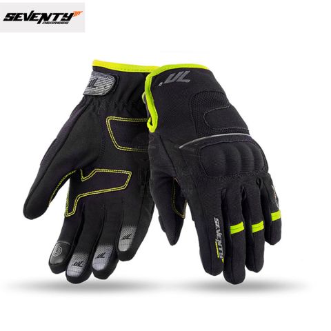 Guante SEVENTY C-45 Negro/Amarillo Fluor Women