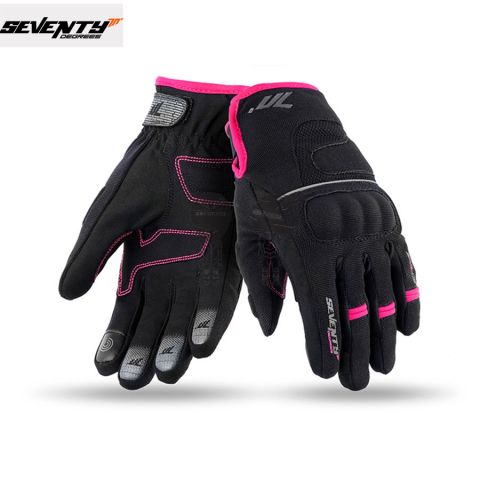 Guante SEVENTY C-45 Negro/Rosa Fluor Women