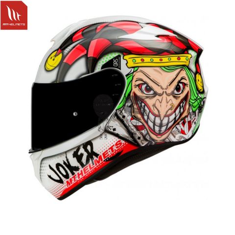 Casco MT Targo JOKER A0 Blanco Brillo