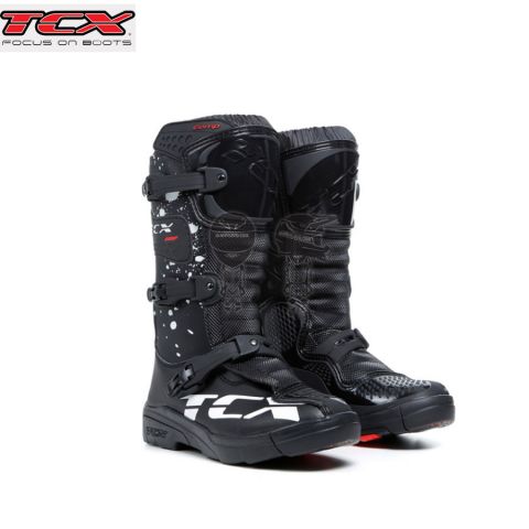 Botas TCX COMP Kid Negro/Negro/Blanco