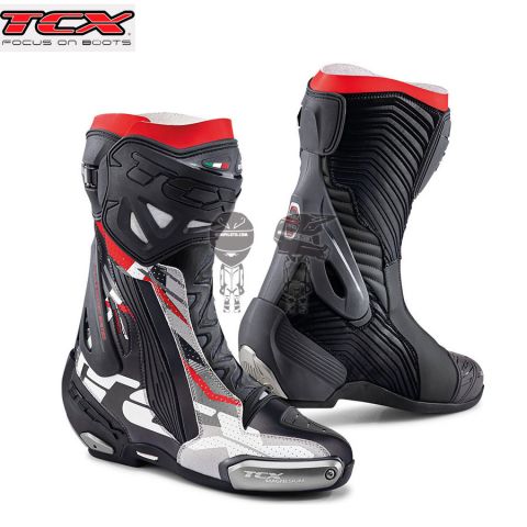 Botas TCX RT-Race Pro Air Negro/Gris/Rojo Adulto