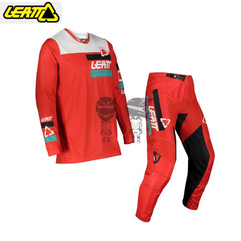 Camiseta + Pantalón LEATT 3.5 Kids Rojo