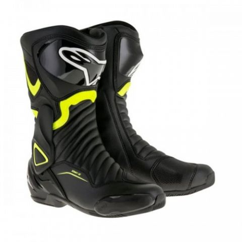 Botas ALPINESTARS SMX-6V2 Negro/Amarillo fluor