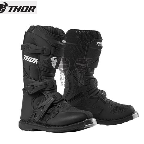 Botas THOR BLITZ XP Kid Negro/Metal