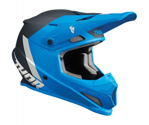 Casco THOR Kid Sector SCTCHV  Azul/Gris Claro