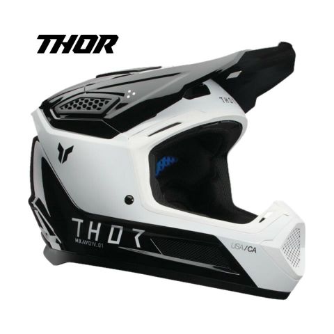 Casco Thor Youth Fleet Splat Negro/Blanco