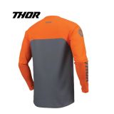 Camiseta THOR Youth Ridemode Menace Naranja/Gris