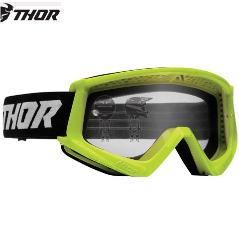 Gafas Thor Combat Racer Amarillo Fluor/Negro