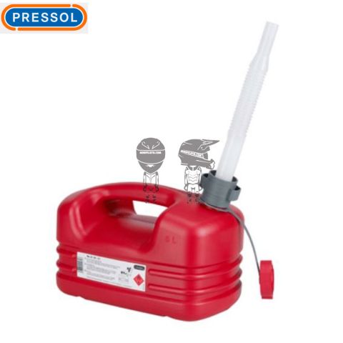 Bidón Combustible PRESSOL Plástico Rojo 5L