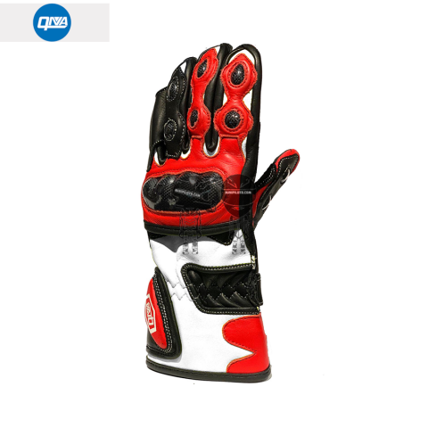 Guantes QNA Mini Racing Kids Negro/Blanco/Rojo