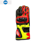 Guantes QNA Mini Racing Kids Negro/Am. Flúor/Rojo