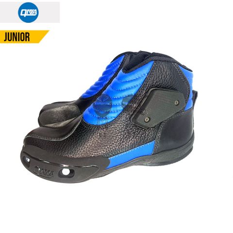 Botas QNA Junior Minimoto Negro/Azul