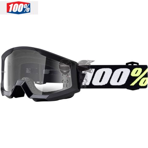 Gafas 100% Strata Mini Negro/Transparente