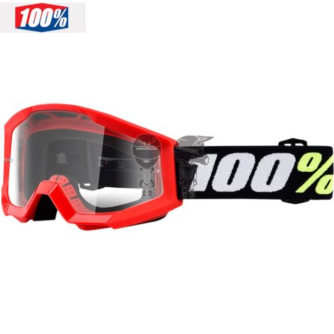 Gafas 100% Strata Mini Rojo/Transparente
