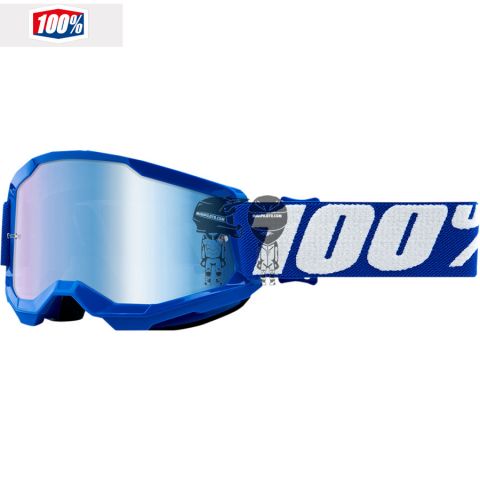 Gafas 100% Strata 2 Junior Azul/Iridium Azul