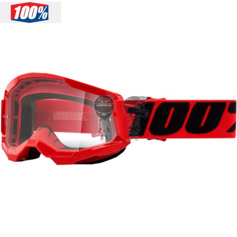 Gafas 100% Strata 2 Junior Rojo/Transparente