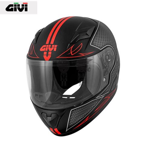 Casco GIVI Junior J04 FLY Negro/Rojo Mate