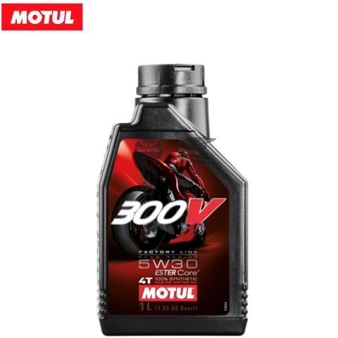 MOTUL Aceite 4T 300V Road Racing 5W30 1L