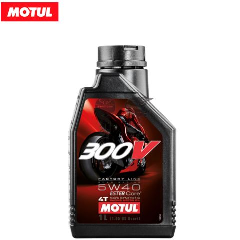 MOTUL Aceite 4T 300V Road Racing 5W40 1L
