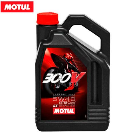 MOTUL Aceite 4T 300V Road Racing 5W40 4L