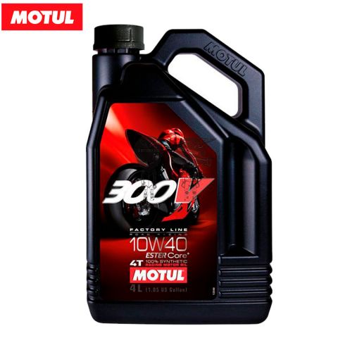 MOTUL Aceite 4T 300V Road Racing 10W40 4L